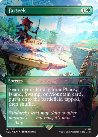 Farseek (2222) (Rainbow Foil) (SLD-2222) [Secret Lair] Drop Series Foil MTG Single Wizards of the Coast