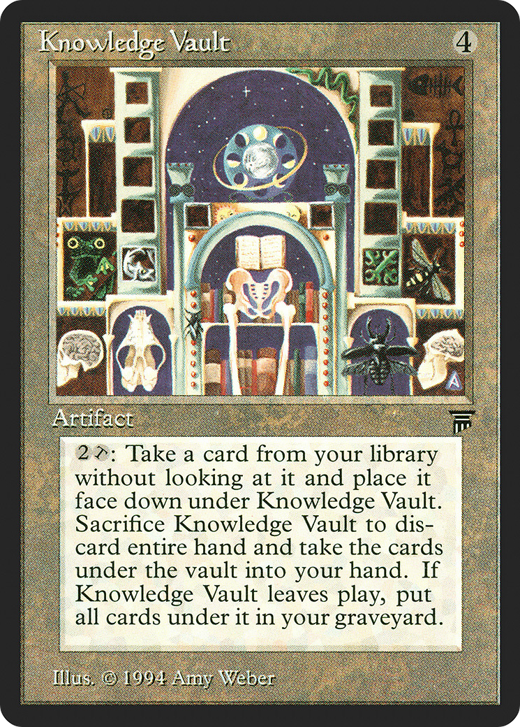 Knowledge Vault (LEG-281) [Oldschool] Legends MTG Single Wizards of the Coast