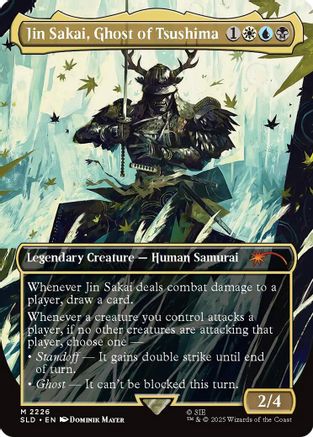 Jin Sakai, Ghost of Tsushima (SLD-2226) [Secret Lair Drop Series] MTG Single Wizards of the Coast