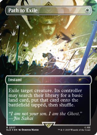 Path to Exile (2227) (Rainbow Foil) (SLD-2227) [Secret Lair] Drop Series Foil MTG Single Wizards of the Coast
