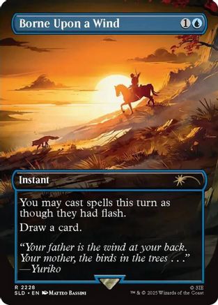 Borne Upon a Wind (SLD-2228) [Secret Lair] Drop Series MTG Single Wizards of the Coast