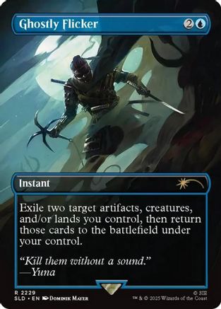 Ghostly Flicker (SLD-2229) [Secret Lair] Drop Series MTG Single Wizards of the Coast