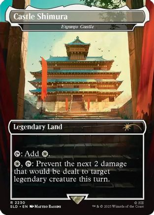 Castle Shimura - Eiganjo Castle (SLD-2230) [Secret Lair Drop Series] MTG Single Secret Lair Drop Series