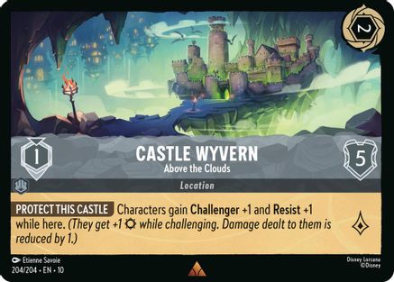 Castle Wyvern - Above the Clouds (204/204) [Whispers in the Well] Lorcana Single Disney