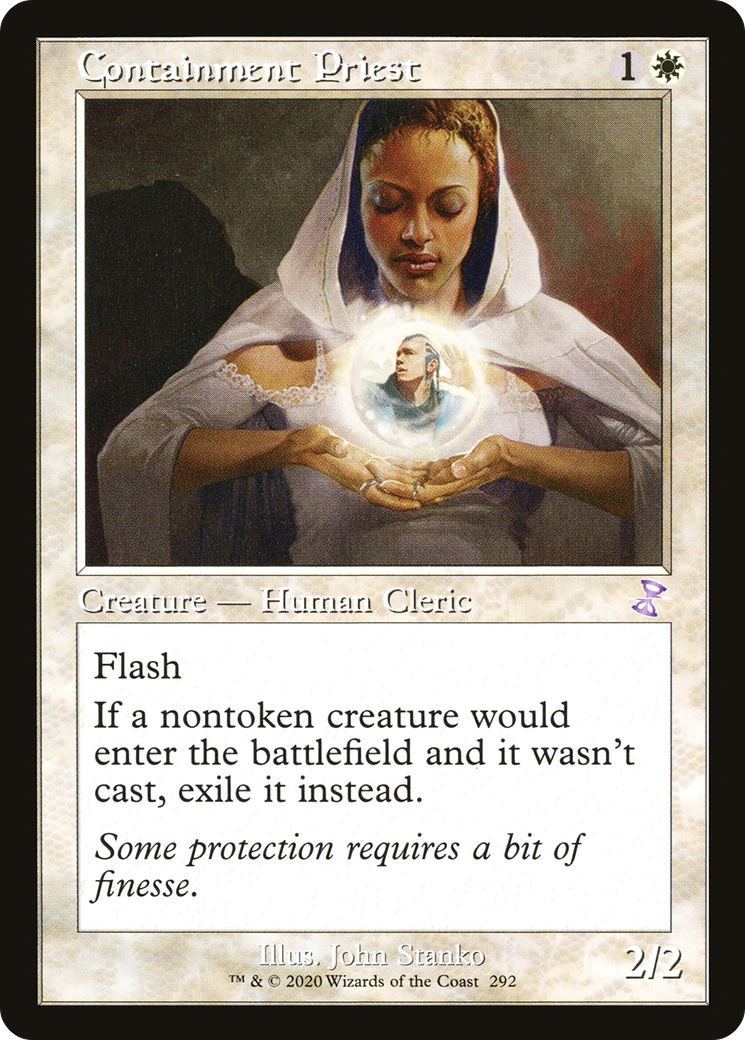 Containment Priest (TSR-292) [Time Spiral Remastered] Foil MTG Single Wizards of the Coast