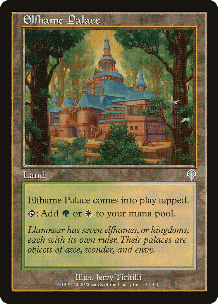 Elfhame Palace (INV-322) [Invasion] Foil MTG Single Wizards of the Coast