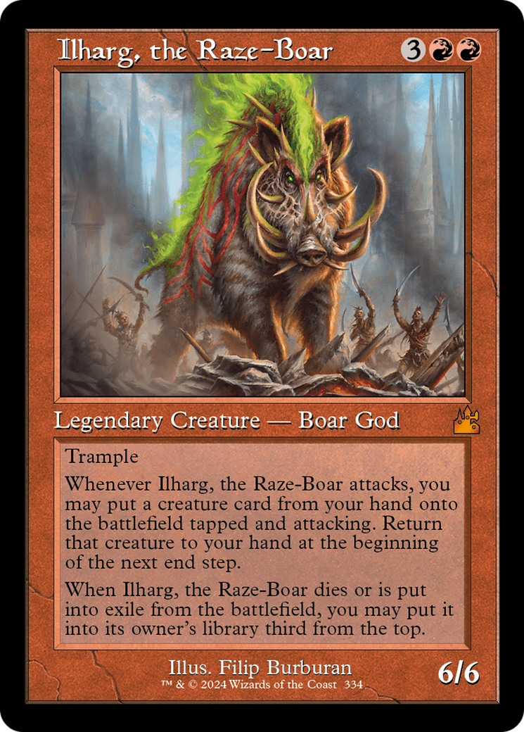 Ilharg, the Raze-Boar (RVR-334) [Ravnica Remastered] MTG Single Wizards of the Coast