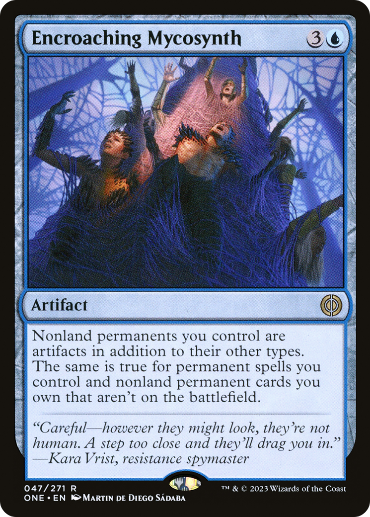 Encroaching Mycosynth (ONE-047) [Phyrexia: All Will Be One] MTG Single Wizards of the Coast