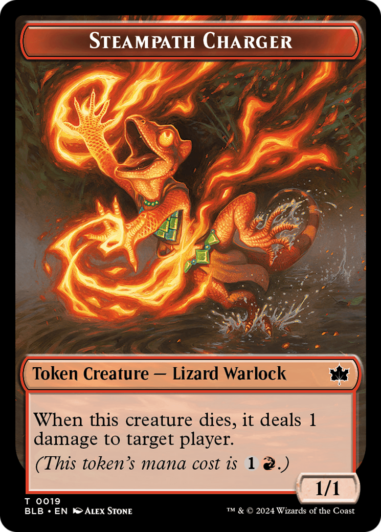 Steampath Charger Token (BLB-019) [Tokens] Bloomburrow Tokens MTG Single Wizards of the Coast