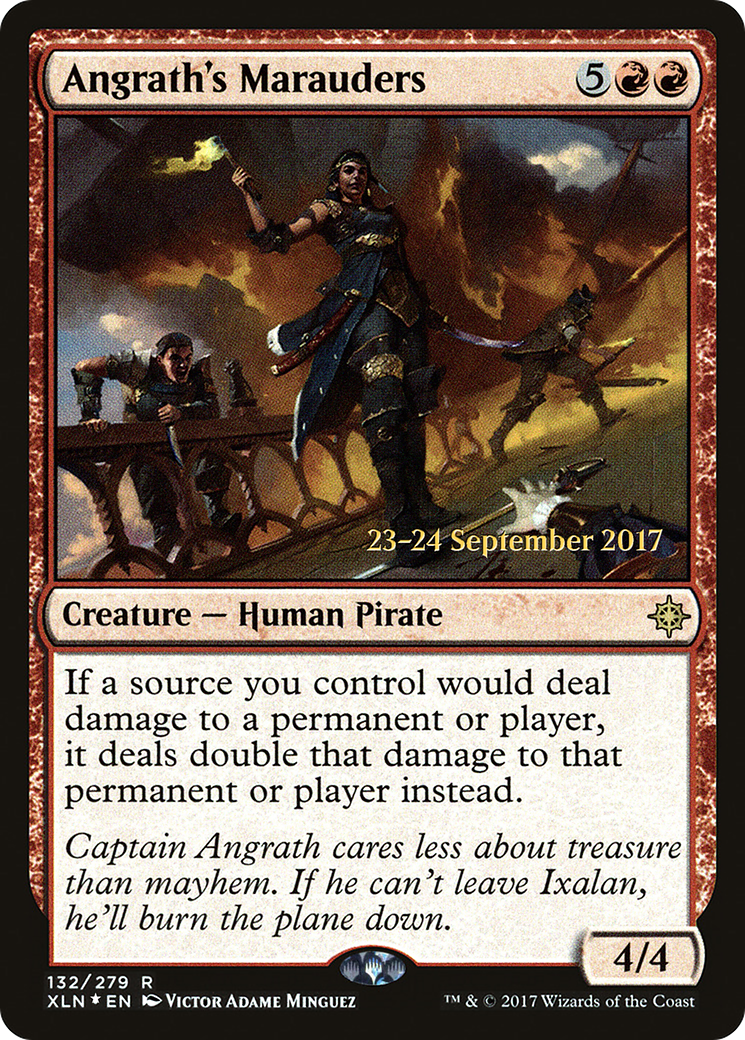 Angrath's Marauders (PRE-132) [Ixalan Promos] Foil MTG Single Wizards of the Coast