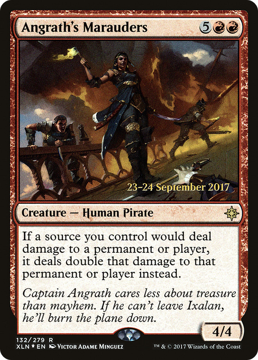 Angrath's Marauders (PRE-132) [Ixalan Promos] Foil MTG Single Wizards of the Coast