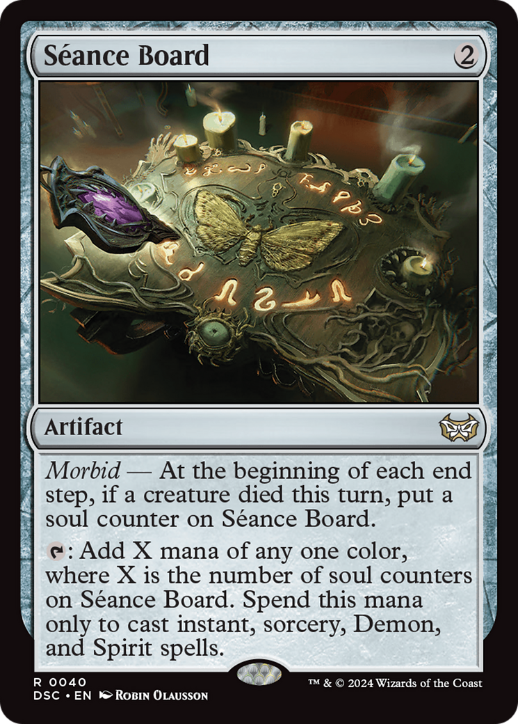 Seance Board (DSC-040) [Duskmourn: House of Horror Commander] MTG Single Wizards of the Coast