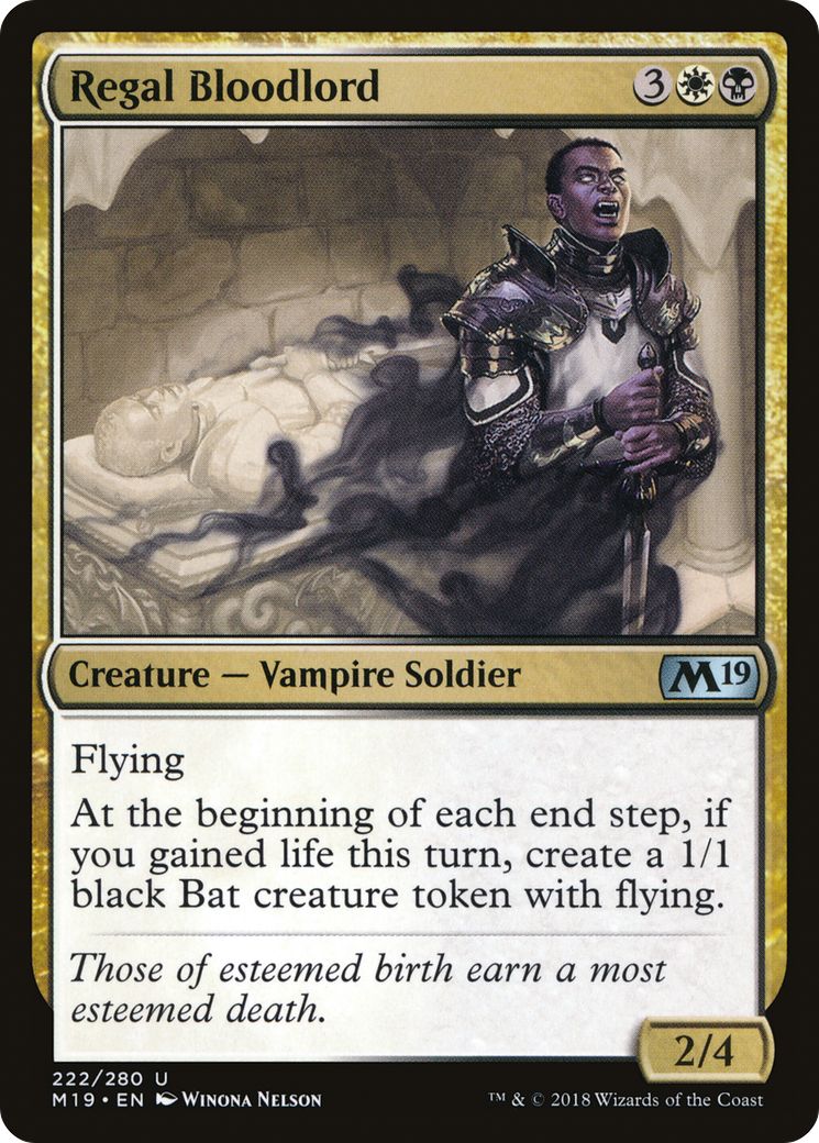 Regal Bloodlord (M19-222) [Core Set 2019] MTG Single Wizards of the Coast