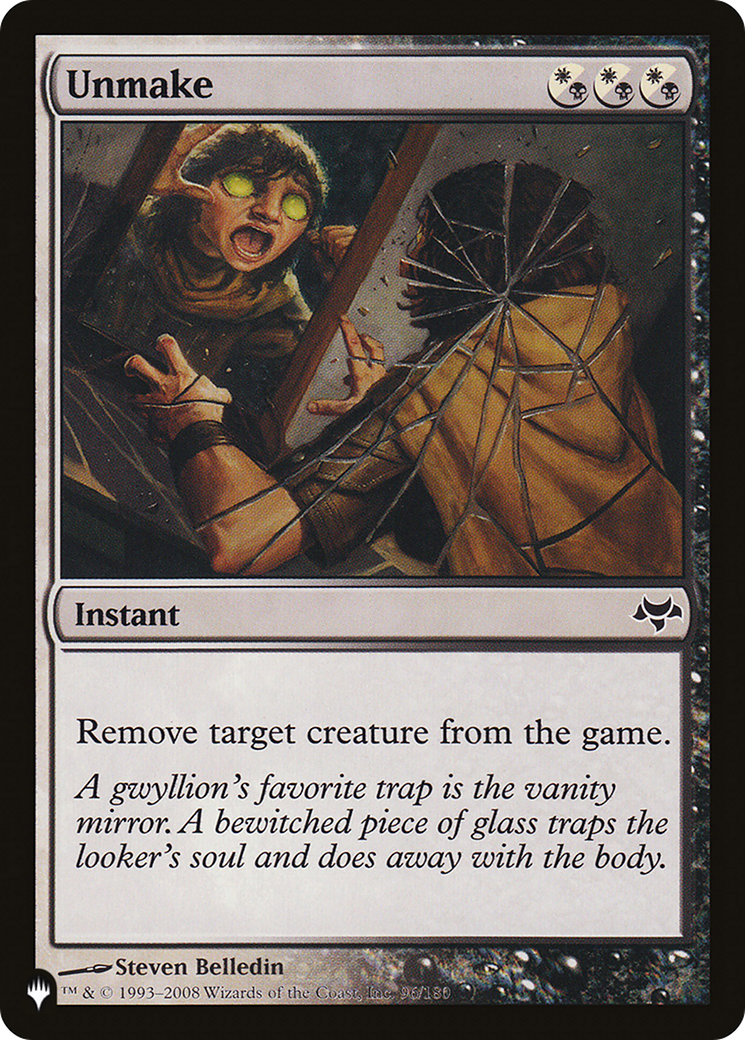 Unmake (LIST-EVE-96) [Mystery Booster] The List MTG Single Wizards of the Coast