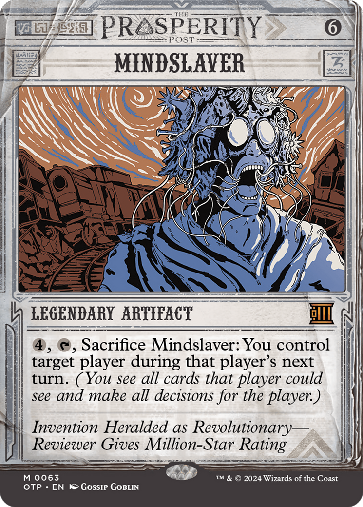 Mindslaver (OTP-063) [Breaking News] (Showcase) (Borderless) MTG Single Wizards of the Coast
