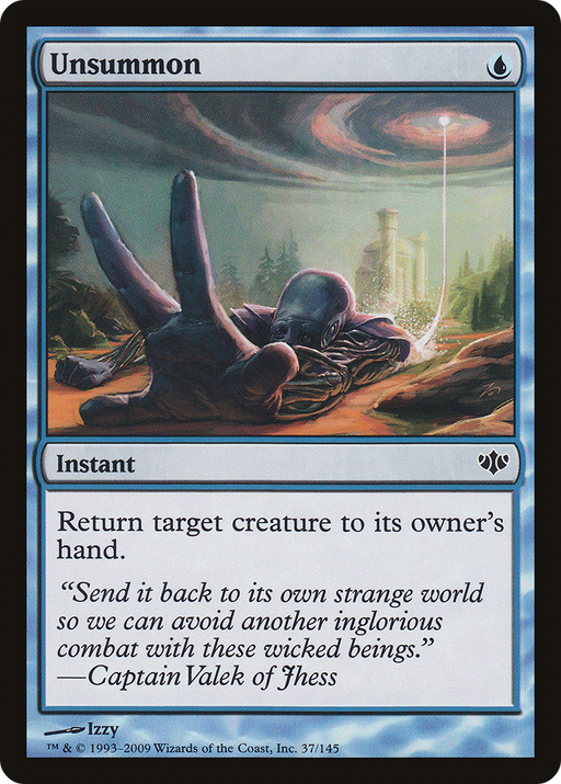 Unsummon (CON-037) [Conflux] MTG Single Wizards of the Coast