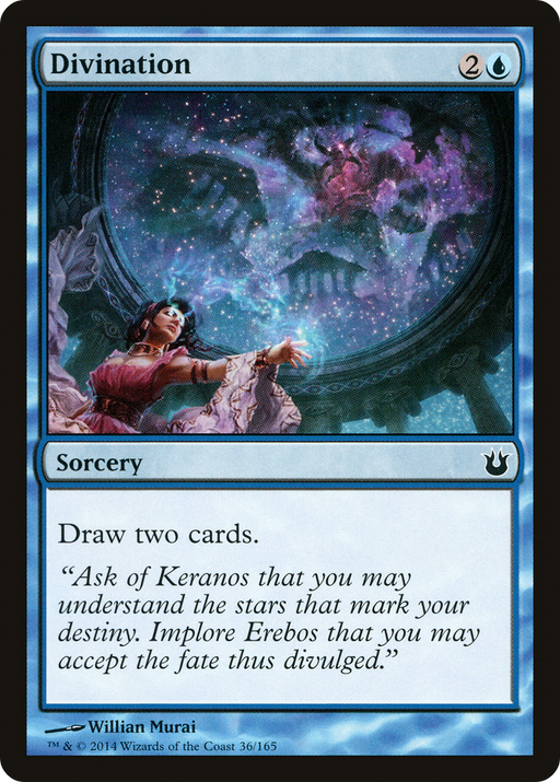 Divination (BNG-036) [Born of the Gods] MTG Single Wizards of the Coast