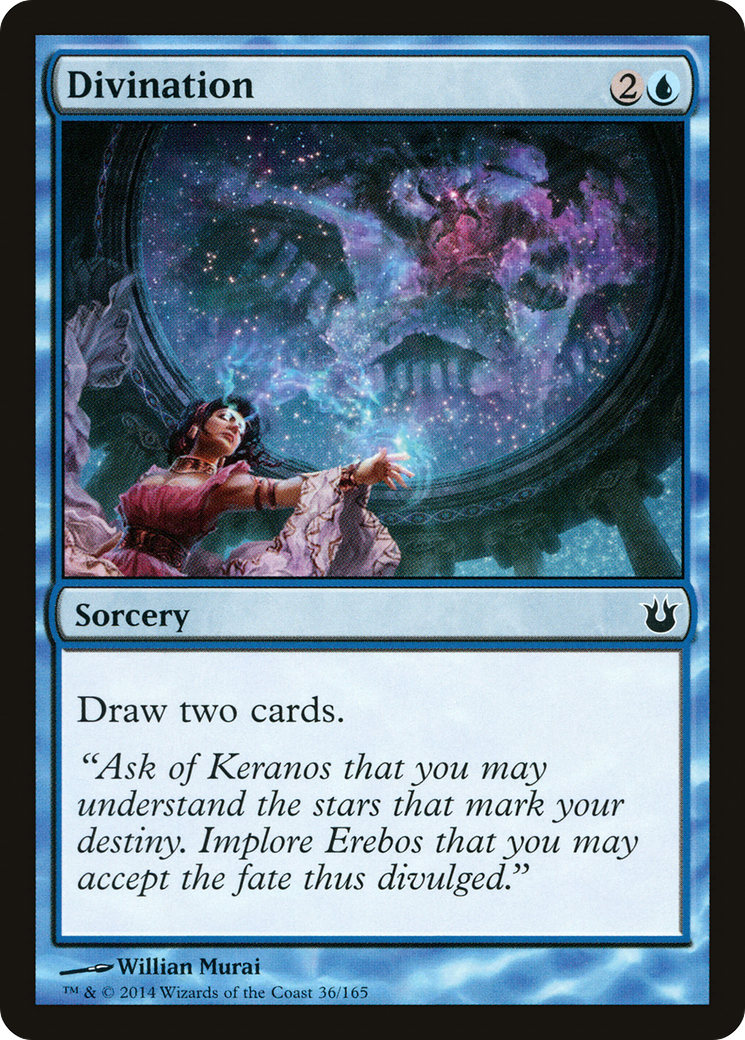 Divination (BNG-036) [Born of the Gods] Foil MTG Single Wizards of the Coast