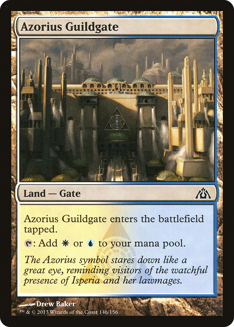 Azorius Guildgate (DGM-146) [Dragon's Maze] MTG Single Wizards of the Coast