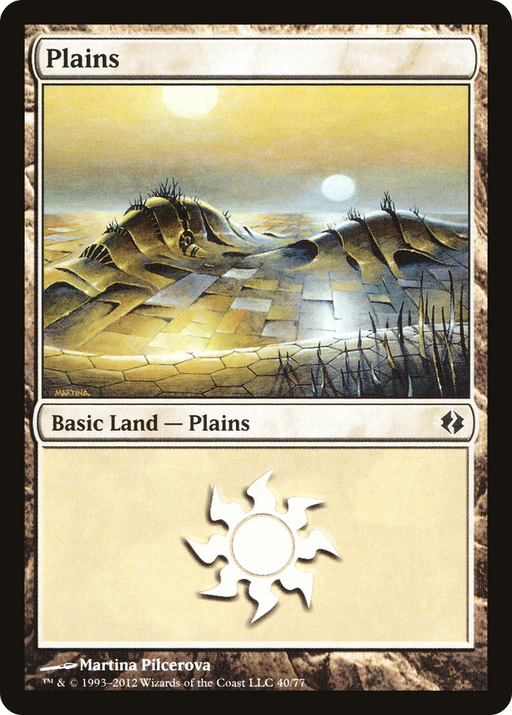 Plains (40) (DDI-040) [Misc] Duel Decks: Venser vs. Koth MTG Single Wizards of the Coast