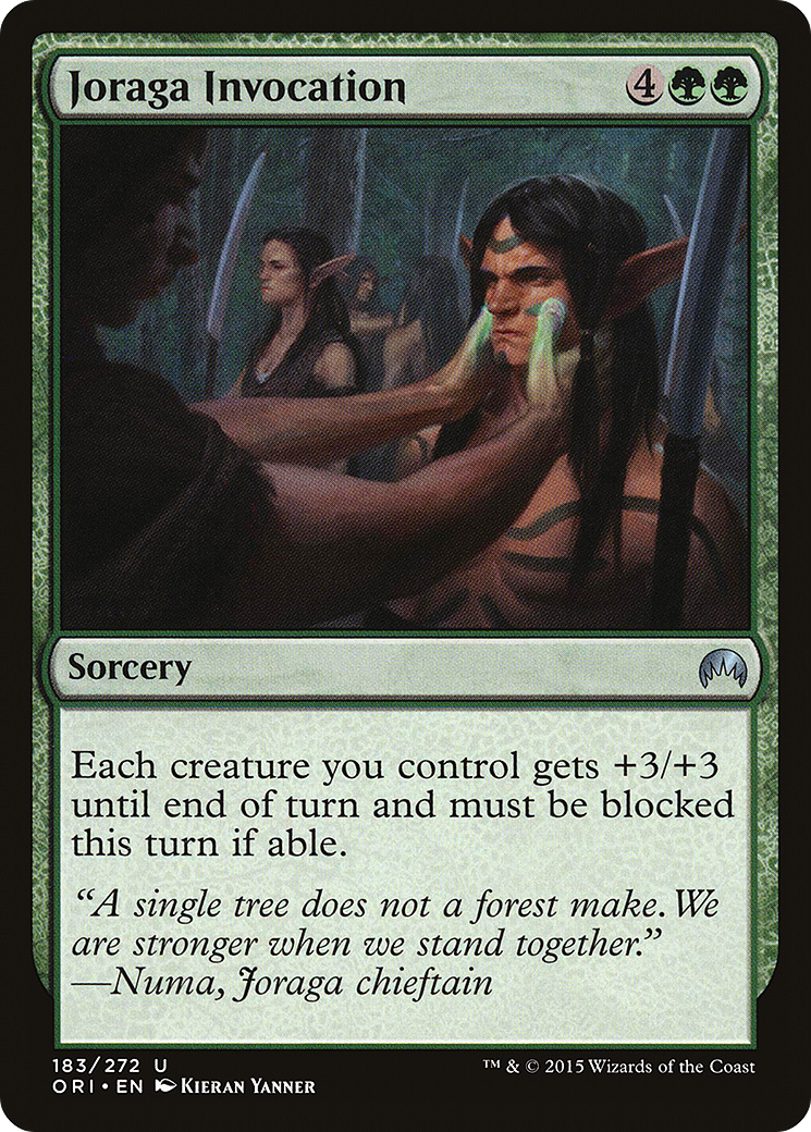 Joraga Invocation (ORI-183) [Magic Origins] Foil MTG Single Wizards of the Coast