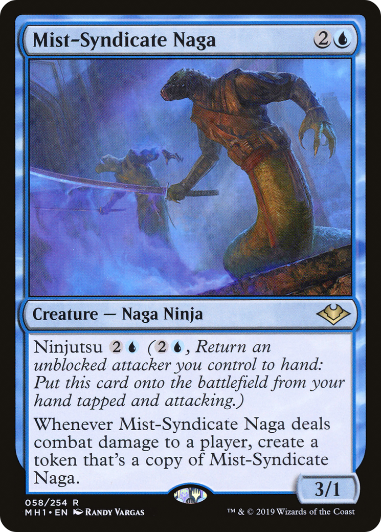 Mist-Syndicate Naga (MH1-058) [Modern Horizons] MTG Single Modern Horizons