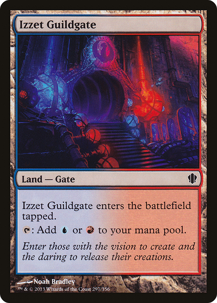 Izzet Guildgate (C13-297) [Commander 2013] MTG Single Wizards of the Coast