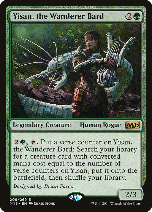 Yisan, the Wanderer Bard (M15-209) [Magic 2015] Foil MTG Single Wizards of the Coast