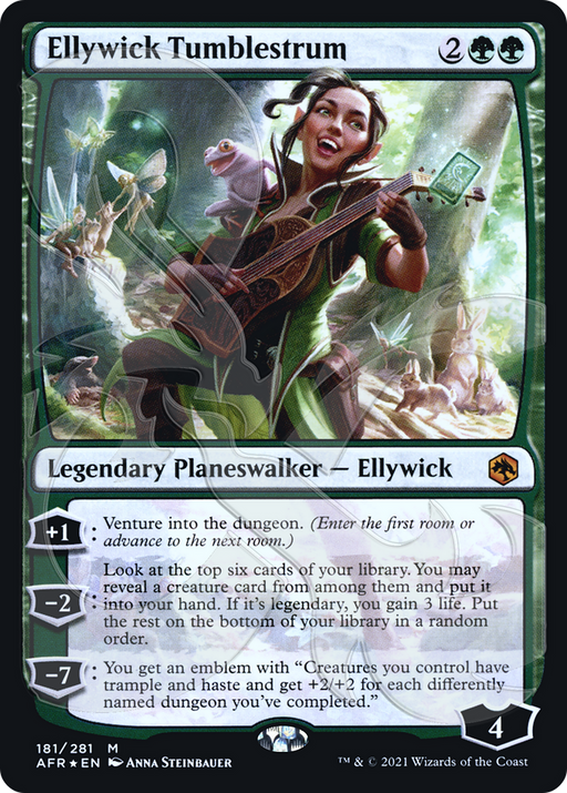 Ellywick Tumblestrum (AFR&-181) [Adventures in the Forgotten Realms Promos] Foil MTG Single Wizards of the Coast