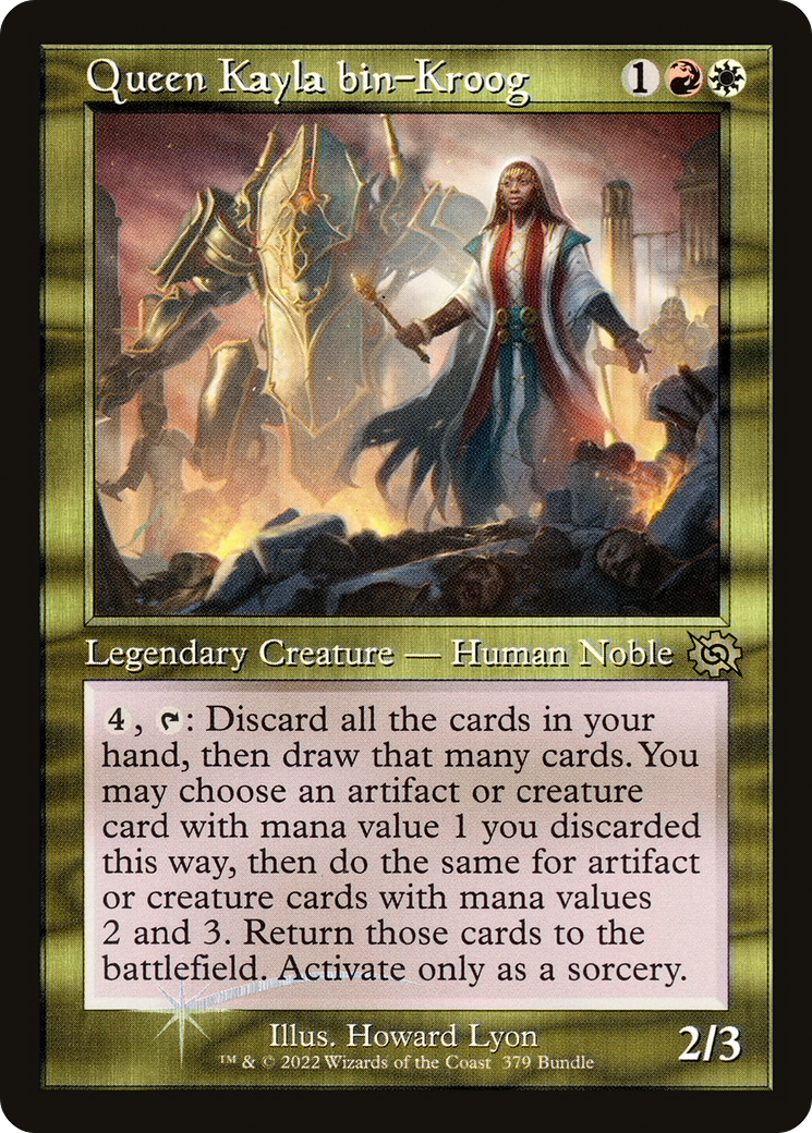 Queen Kayla bin-Kroog (UMP-379) [The Brothers' War] Foil MTG Single Wizards of the Coast