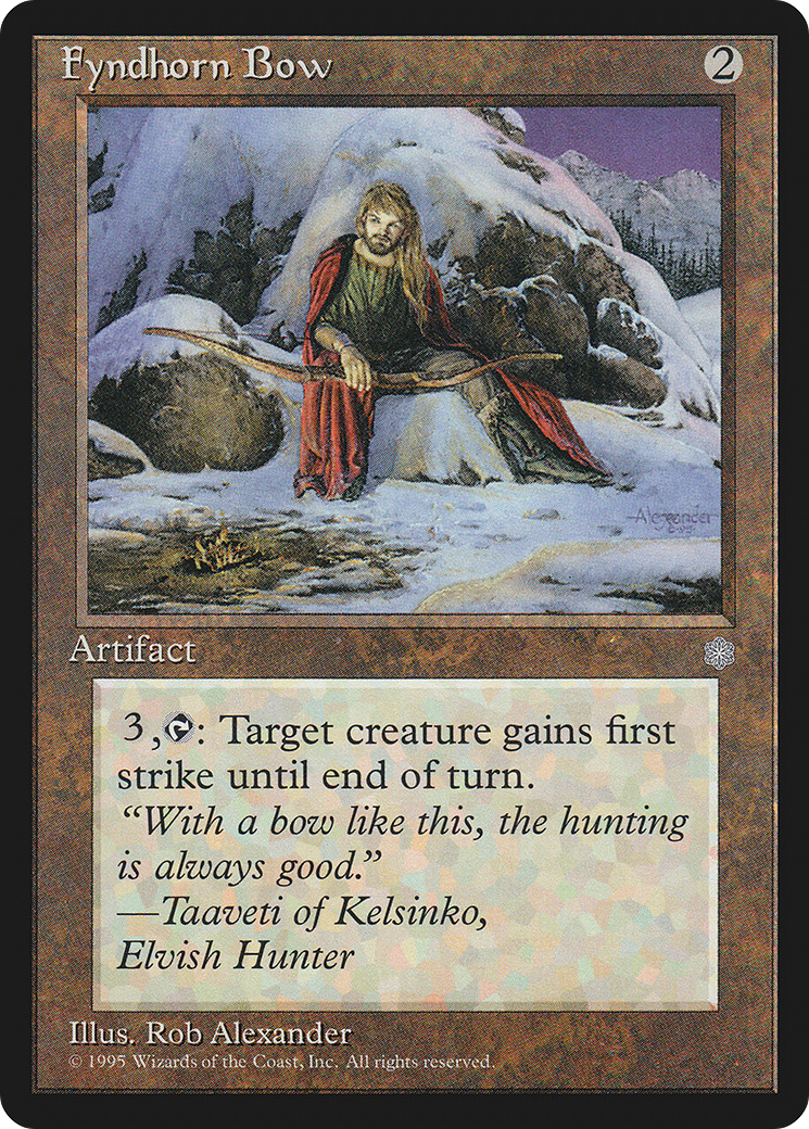 Fyndhorn Bow (ICE-318) [Ice Age] MTG Single Wizards of the Coast