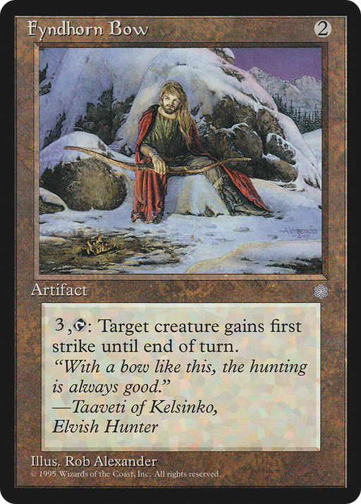 Fyndhorn Bow (ICE-318) [Ice Age] MTG Single Wizards of the Coast