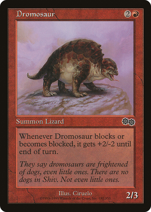 Dromosaur (USG-182) [Urza's Saga] MTG Single Wizards of the Coast