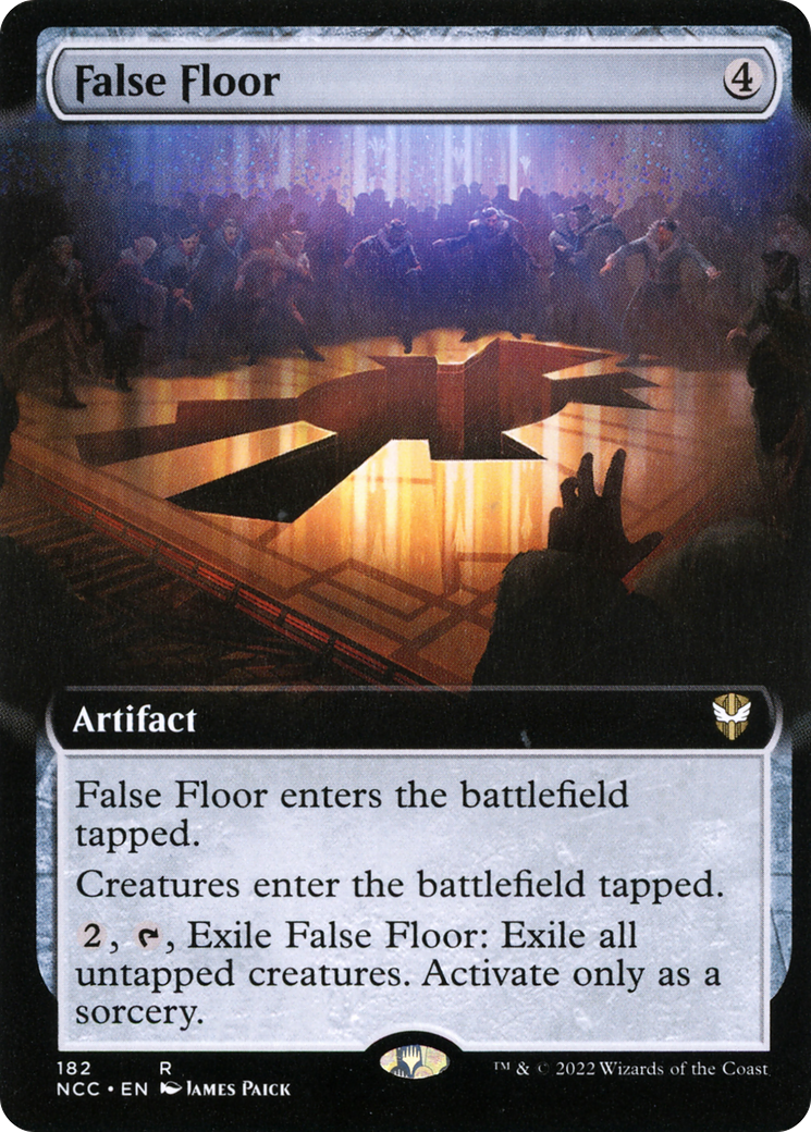 False Floor (NCC-182) [New Capenna Commander] (Extended Art) MTG Single Wizards of the Coast