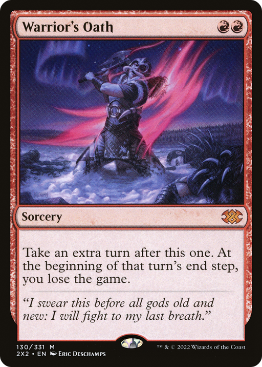 Warrior's Oath (2X2-130) [Double Masters 2022] MTG Single Wizards of the Coast