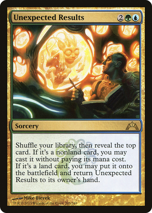 Unexpected Results (GTC-203) [Gatecrash] Foil MTG Single Wizards of the Coast