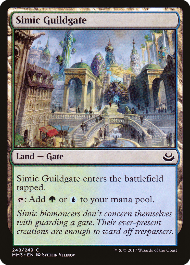 Simic Guildgate (MM3-248) [Modern Masters 2017] MTG Single Modern Masters 2017