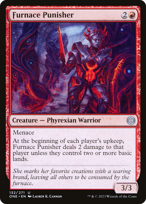 Furnace Punisher (ONE-132) [Phyrexia: All Will Be One] Foil MTG Single Wizards of the Coast
