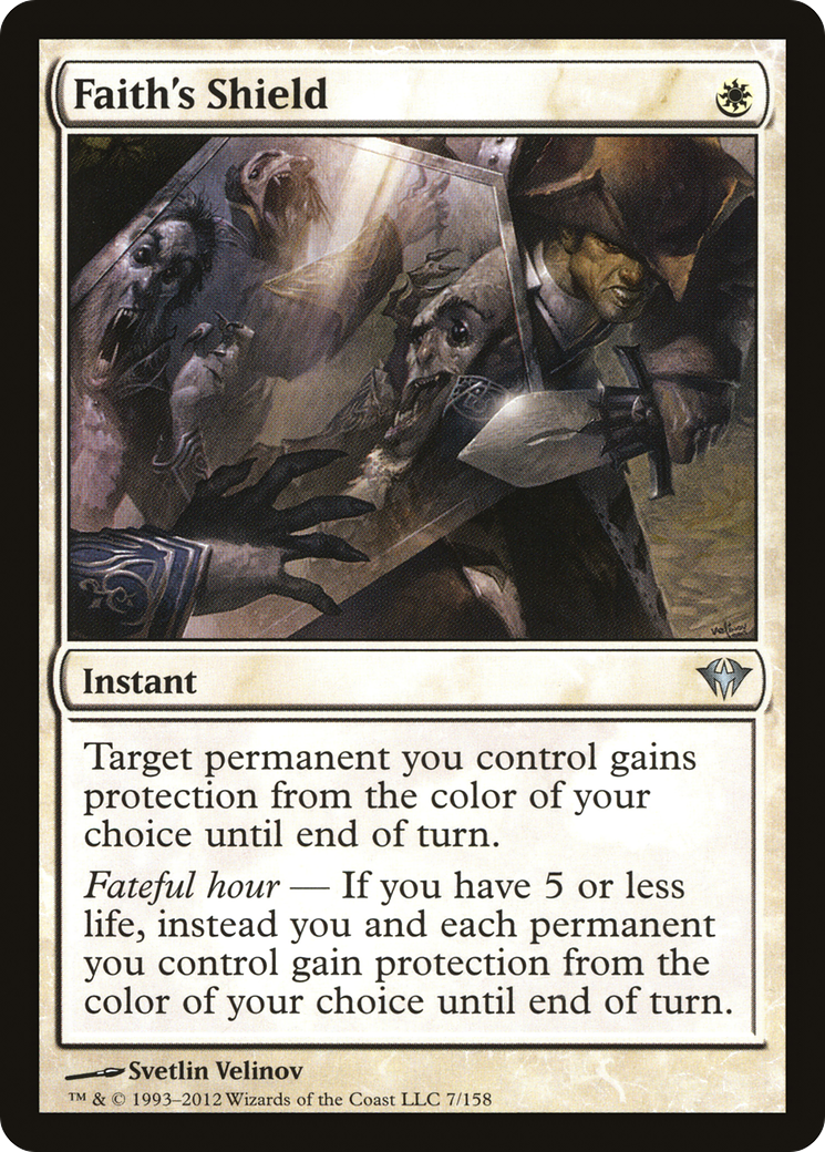 Faith's Shield (DKA-007) [Dark Ascension] Foil MTG Single Wizards of the Coast