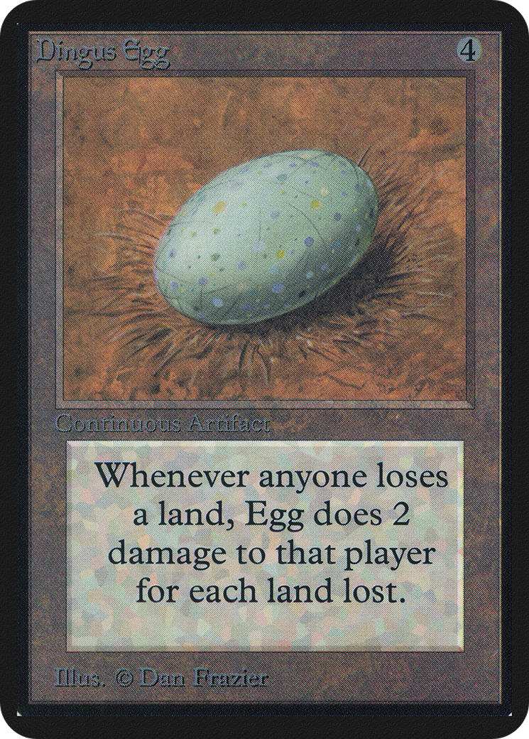 Dingus Egg (LEA-241) [Oldschool] Limited Edition Alpha MTG Single Wizards of the Coast