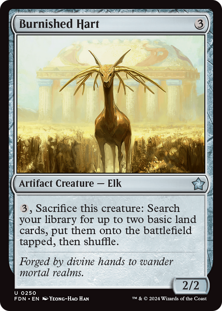 Burnished Hart (FDN-250) [Foundations] Foil MTG Single Wizards of the Coast