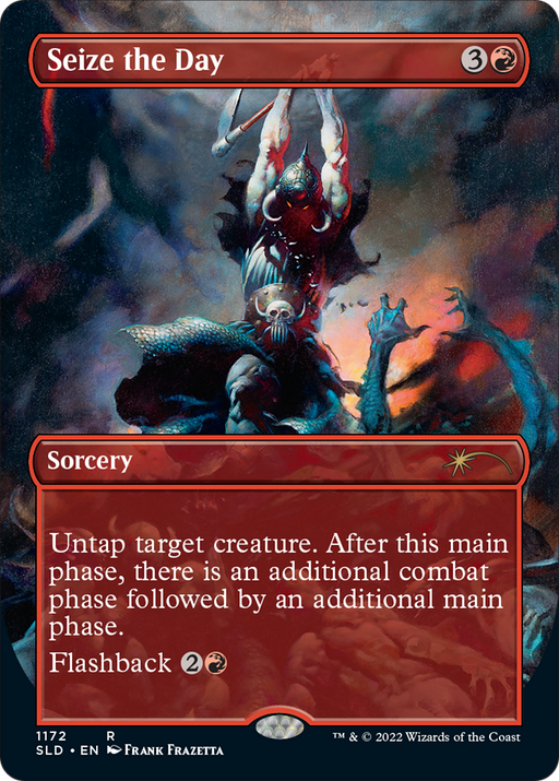 Seize the Day (SLD-1172) [Secret Lair] Drop (Borderless) MTG Single Wizards of the Coast