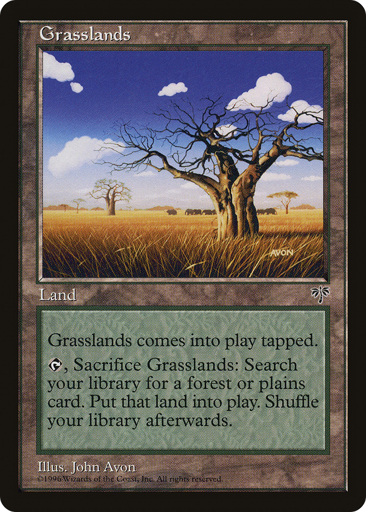 Grasslands (MIR-) [Mirage] MTG Single Wizards of the Coast