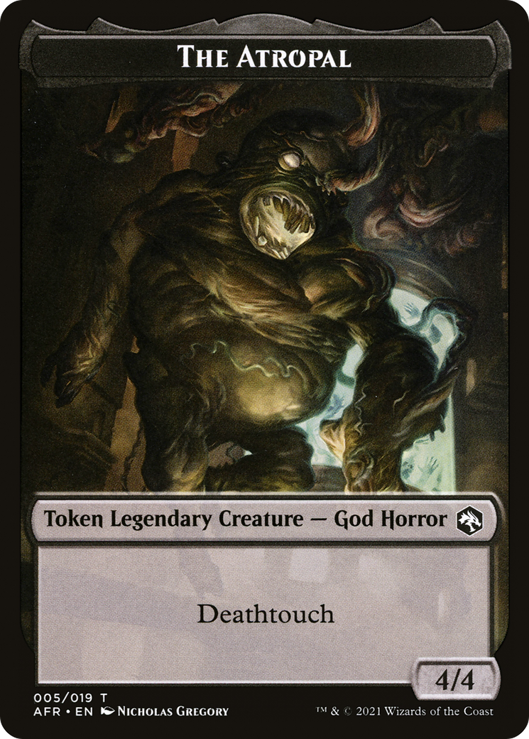 The Atropal (TAFR-005) [Tokens] Adventures in the Forgotten Realms Tokens Foil MTG Single Wizards of the Coast