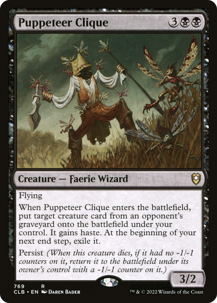 Puppeteer Clique (CLB-769) [Commander Legends: Battle for Baldur's Gate] MTG Single Wizards of the Coast