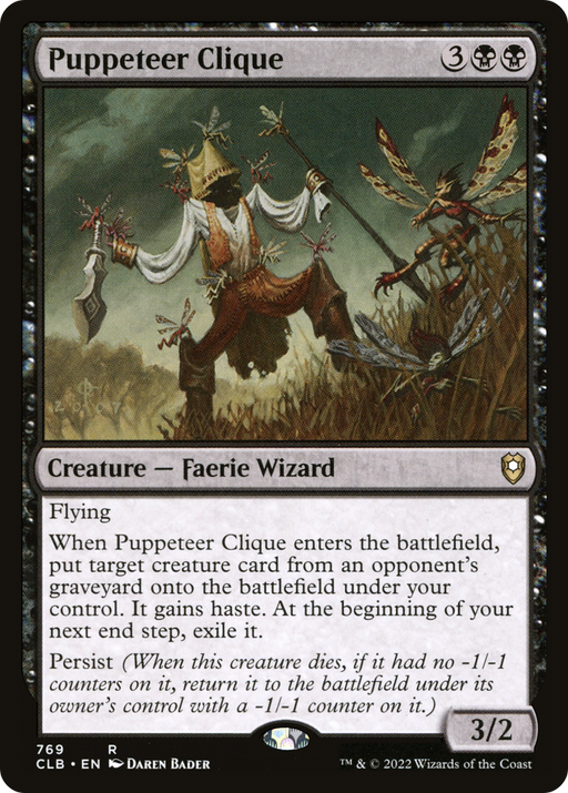 Puppeteer Clique (CLB-769) [Commander Legends: Battle for Baldur's Gate] MTG Single Wizards of the Coast