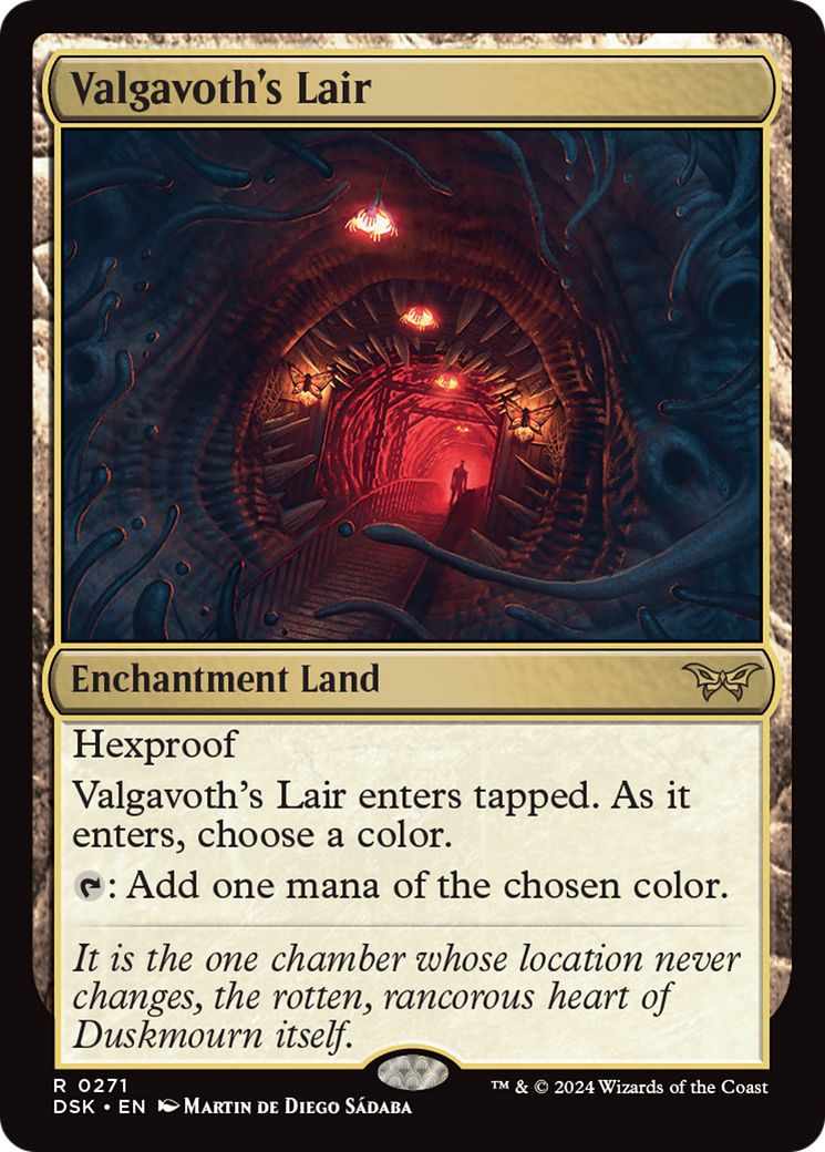 Valgavoth's Lair (DSK-271) [Duskmourn: House of Horror] MTG Single Wizards of the Coast