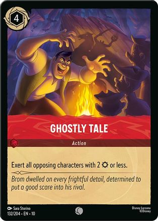 Ghostly Tale (132/204) [Whispers in the Well] Cold Foil Lorcana Single Disney
