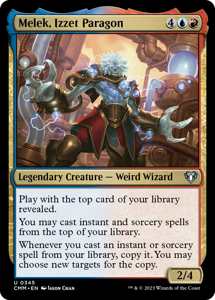 Melek, Izzet Paragon (CMM-345) [Commander Masters] Foil MTG Single Wizards of the Coast