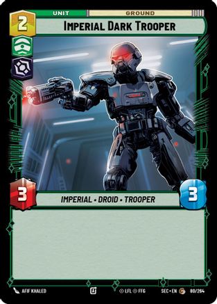 Imperial Dark Trooper (80/264) [Secrets of Power] Star Wars: Unlimited Single Disney